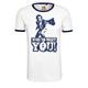 T-Shirt LOGOSHIRT "Dirty Harry – Nice To Meet You" Gr. XL, weiß (weiß, blau) Herren Shirts T-Shirts