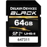 Delkin Devices 64GB BLACK UHS-II SDXC Memory Card DSDBV9064BX