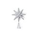 Coton Colors Gold Beaded 12 Tree Topper Metal in Gray/Yellow | 15.5 H x 11 W x 2 D in | Wayfair STAR-12TRT-SV