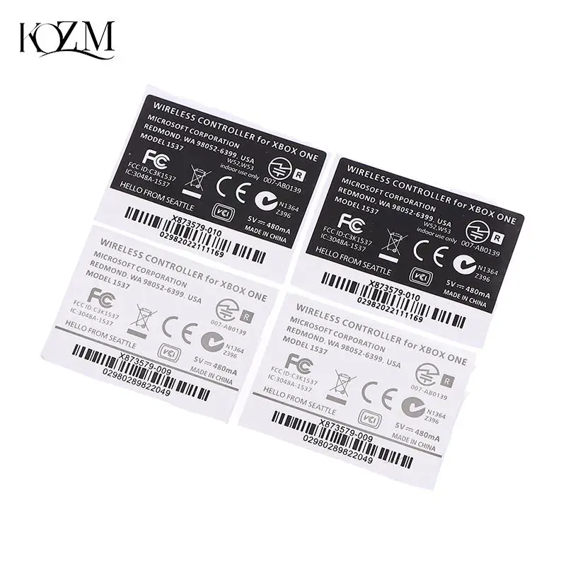 2pcs Black White Lable Seals Sticker Handle Stickers For Xbox One/xbox One Slim Wireless Controller Sticker