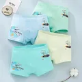 10 Pcs/Lot Boys Boxer Briefs Kids Underwear Baby Underpants Cartoon Print Soft Children Panties