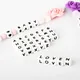 26/50/100/300/500Pcs 12mm BABY Silicone Letters Pacifier Beads Letters Alphabet Beads Teether