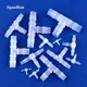 5~200pcs 1.6~15.8mm Plastic Tee Connectors Aquarium Fish Tank Adapter Air Pump Hose Pagoda Joints