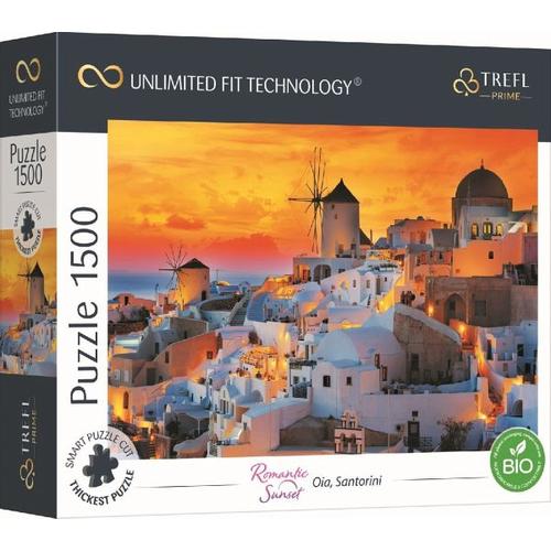 UFT Puzzle 1500 - Romantic Sunset: Santorini - Trefl
