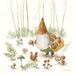 August Grove® Ambros Everyday Gnomes IX-Mushroom On Canvas by Lisa Audit Print Canvas in White | 36 H x 36 W x 1.25 D in | Wayfair