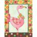 Sunside Sails Jarden Pretty Flamingo Canvas in Pink | 12 H x 8 W x 1.25 D in | Wayfair 5702E80096E543769D6DE838616DCEE3
