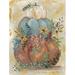 The Holiday Aisle® Jakkson Boho Pumpkin Stack On Canvas by Mackenzie Kissell Print Canvas in White | 36 H x 24 W x 1.25 D in | Wayfair