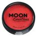 Pro Face & Body Paint Cake Pots by Moon Creations - Bright Red - Professional Water Based Face Paint Makeup for Adults Kids - 1.26oz