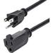 Startech.Com 10ft Power Extension Cord 5-15r To 5-15p (PAC10110)