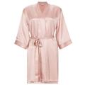 Women's Pink / Purple A Midsummer Afternoon Silk Robe - Pink Large Not Just Pajama