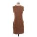 Chloe K Casual Dress: Brown Dresses - Women's Size Medium