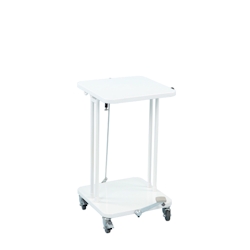 PROREGAL Abfallsackständer mit Deckel und Fußpedal | 40 Liter, HxBxT 60x37x43cm | Weiß Image