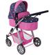 Kombi-Puppenwagen CHIC2000 "Nele, Butterfly, rosa" Puppenwagen bunt (butterfly) Kinder Puppenwagen -trage