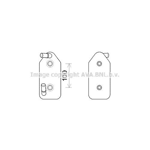 AVA QUALITY COOLING Ölkühler, Automatikgetriebe für SKODA VW SEAT AUDI 96409061F 096409061H 096409061G AI3356