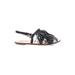 J.Crew Sandals: Black Solid Shoes - Women's Size 5 - Open Toe