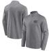 Men's Fanatics Branded Heather Gray Florida Gators Vintage Fleece Quarter-Zip Jacket