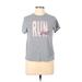 Brooks Active T-Shirt: Gray Activewear - Women's Size Large