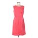 Nine West Casual Dress: Pink Dresses - Women's Size 8