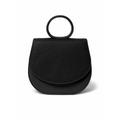 Gretchen - Schultertasche Ebony Mini Loop Bag aus italienischem Kalbsleder Handtaschen