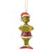 Jim Shore No Pattern Hanging Figure Ornament in Green/Red/White | 5.2 H x 2.1 W x 2.7 D in | Wayfair 6009535