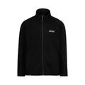 Regatta Great Outdoors Mens Hedman II Two Tone Full Zip Fleece Jacket (Black/Black) - Size Medium