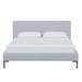 Wade Logan® Bilkis Upholstered Low Profile Platform Bed Upholstered, Metal in Gray | California King | Wayfair 9F8F3EDA0D2F40E29178E8A0886FB342