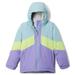 Columbia Girls' Horizon Ride II Jacket (Size XL) Gumdrop Whimsy/Paisley Purple/Aqua Haze, Nylon,Polyester