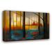 Red Barrel Studio® Esmirna Brilliant Trees-Sixty-Six On Canvas by Steven Chambers Print Canvas in Blue/Brown/Yellow | 15 H x 18 W x 1.5 D in | Wayfair