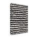 Ebern Designs Leyver Simple Black Zigzag Pattern On Canvas by X1 Brand Print Canvas, Cotton in Black/White | 24 H x 16 W x 2 D in | Wayfair