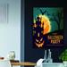 The Holiday Aisle® Omesh Halloween Theme Happy Halloween On Canvas Painting Canvas | 18 H x 12 W x 1.5 D in | Wayfair