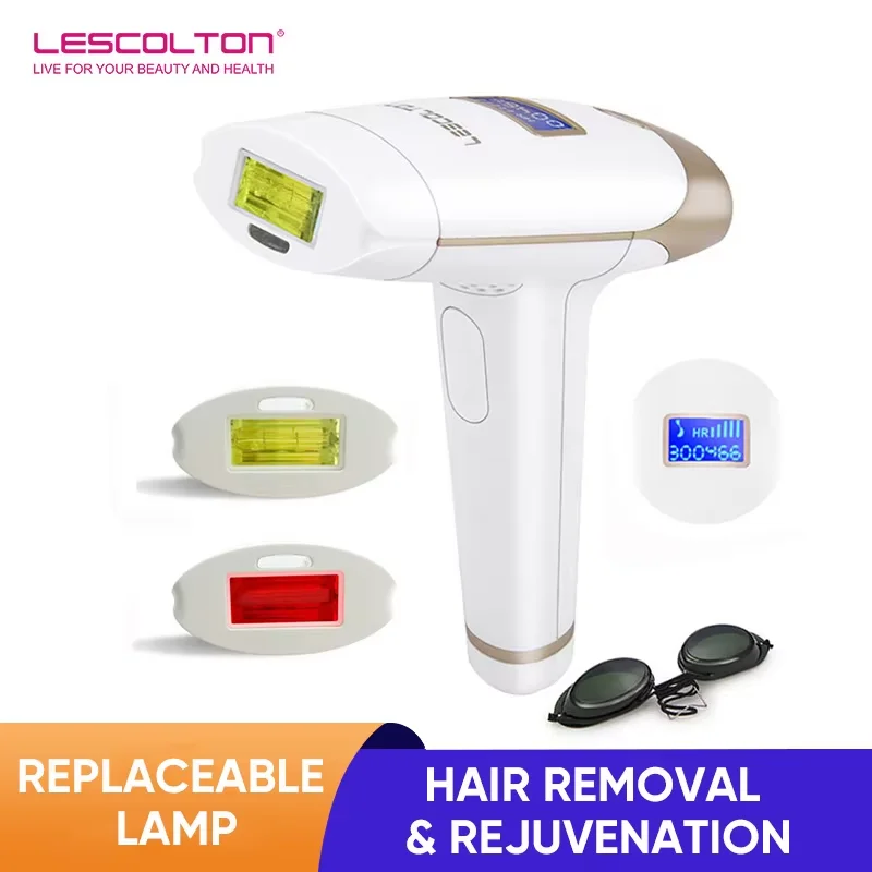 Lescolton 2in1 IPL Epilierer Haar Entfernung LCD Display Maschine T009i Laser Permanent Bikini Trimmer Elektrische Depilador ein laser Image