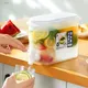 3.5L Large Capacity Cool Water Bucket With Tap Home Refrigerator Iced Drink Juice Fruit Teapot Ice