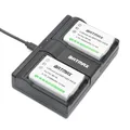 2Pcs 2200mAh NP-95 NP95 np 95 batteries +USB Dual Charger for Fujifilm FinePix F30 F31fd Real 3D W1