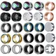 JUNLOWPY Surgical Steel Ear Lobe Stretcher Screw Flesh Tunnel Crystal Zircon Tragus Earring Plugs