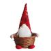 Randolph Christmas Decoration Supplies Creative Faceless Doll Cute With Candy Basket Doll Decoration Long Hat Fruit Basket Appless Basket