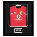 Signed Maro Itoje Jersey Framed - British & Irish Lions Icon Shirt