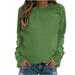 ShomPort Womens Sweatshirts Hoodies Crewneck Long Sleeve Cute Pullover Casual Fall Fashion Clothes 2023