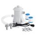 Arealer Pool Filter Pump 330 GPH Paddling Pool Electric Pump With 2 Pool Filter Cartridge Pool Pumps Above Ground Small Pool Filter Pump