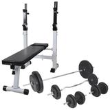 Workout Bench Weight Rack Barbell and Dumbbell Set Transform Your Home Gym