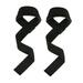 1 Pair Weight Lifting Straps Gym Wrist Wraps Lifting Straps Strength Training Weightlifting Wrist Straps for Dumbbell Bodybuilding Deadlifts Black