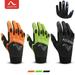 ARCFOX Motorcycle Gloves for Men Women Touchscreen Breathable Motorbike Gloves for Motorcross Racing BMX MTB ATV UTV Cycling with Hard Knuckle Orange