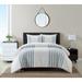 Chic Home Silvana 3 Piece Cotton Clip Jacquard Fabric Duvet Cover Set