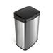 NINESTARS 2 Piece Stainless Steel Motion Sensor Trash Can Set 13 Gallon & 4 Gallon Combo CB-DZT-50-28/15.5