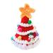 Super Soft Pet Hat - Ultra-Light Vibrant Color Fade-Resistant Easy-wearing Polyester Fiber Hairballs Style Christmas Dog Cap - Pet Headdress - Pet Supplies