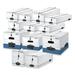 Fellowes Mfg. Co. Storage File- White Blue - 6in.x23-.25in.x4-.25in.