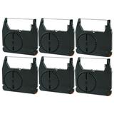 PrinterDash Compatible Replacement for Wang 725-9405-6 Black Typewriter Correctable Ribbons (6/PK) - Replacement to IBM 1380999 / 1299845