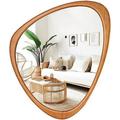 asymmetrical mirror irregular wall mirror for bathroom wall mirrors decorative for bedroom living room entryway hall unique wall mirror 25.5 h x 20 w