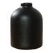 Hemoton 1Pc Creative Simple Ceramics Vase Home Decorative Vase Chic Flower Holder Black