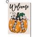 SPXUBZ Thanksgiving Fall Pumpkin Garden Flag 12x18 inch Vertical Double Sided