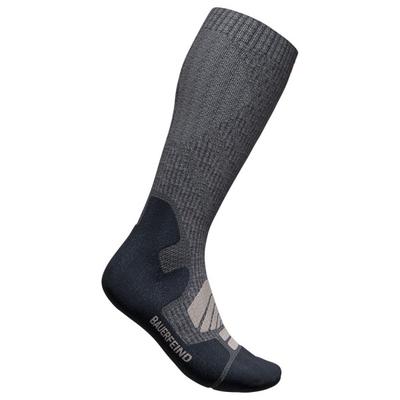 Bauerfeind Sports - Outdoor Merino Compression Socks - Kompressionssocken 38-41 - S: 32-36 cm | EU 38-41 grau